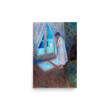 Wall art print of 'The Girl by the Window' by Edvard Munch