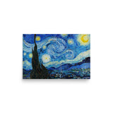 Wall art print of 'The Starry Night' (1889) by Vincent Van Gogh