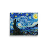 Wall art print of 'The Starry Night' (1889) by Vincent Van Gogh