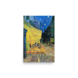 Wall art print of 'Cafe Terrace at Night' (1888) by Vincent van Gogh