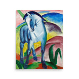 Wall art print of 'Blue Horse' (1911) by Franz Marc
