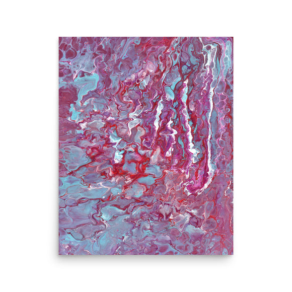Wall Art Print of 'Amethyst and Quartz' by James Knights