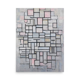 Wall art print of 'Composition No.IV' (1914) by Piet Mondrian